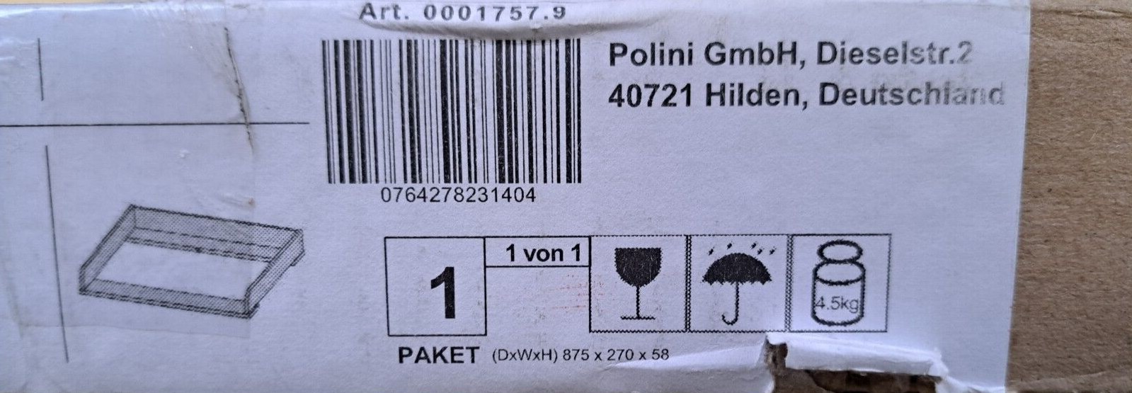 Kindsgard Wickelaufsatz Vikla Weiß mit Fehlern